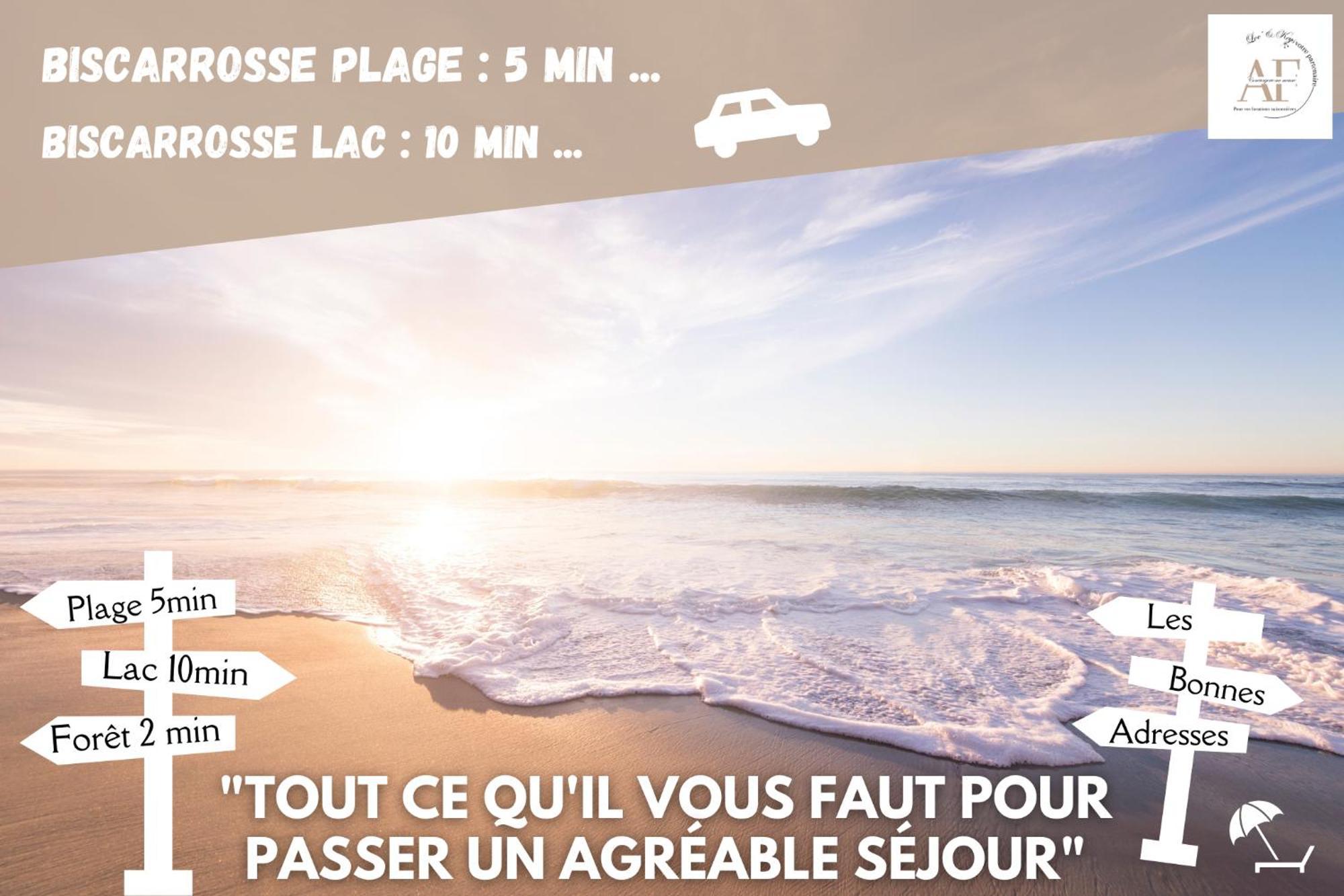 Petite Maison A Biscarrosse - Plage Bagian luar foto